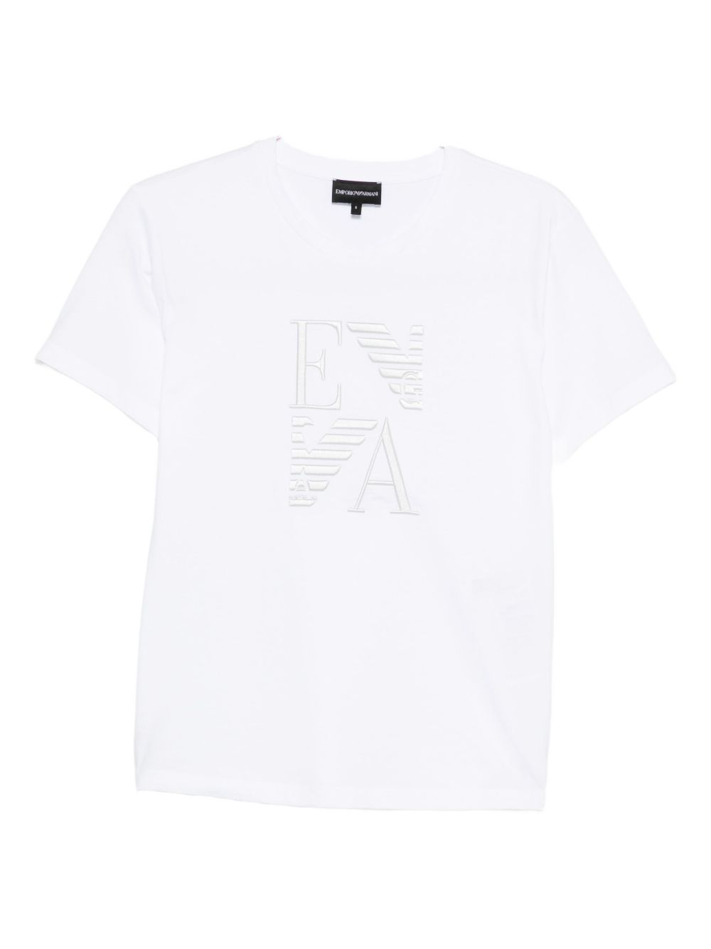 EMPORIO ARMANI Logo Cotton T-Shirt - Women’s FW25 Collection