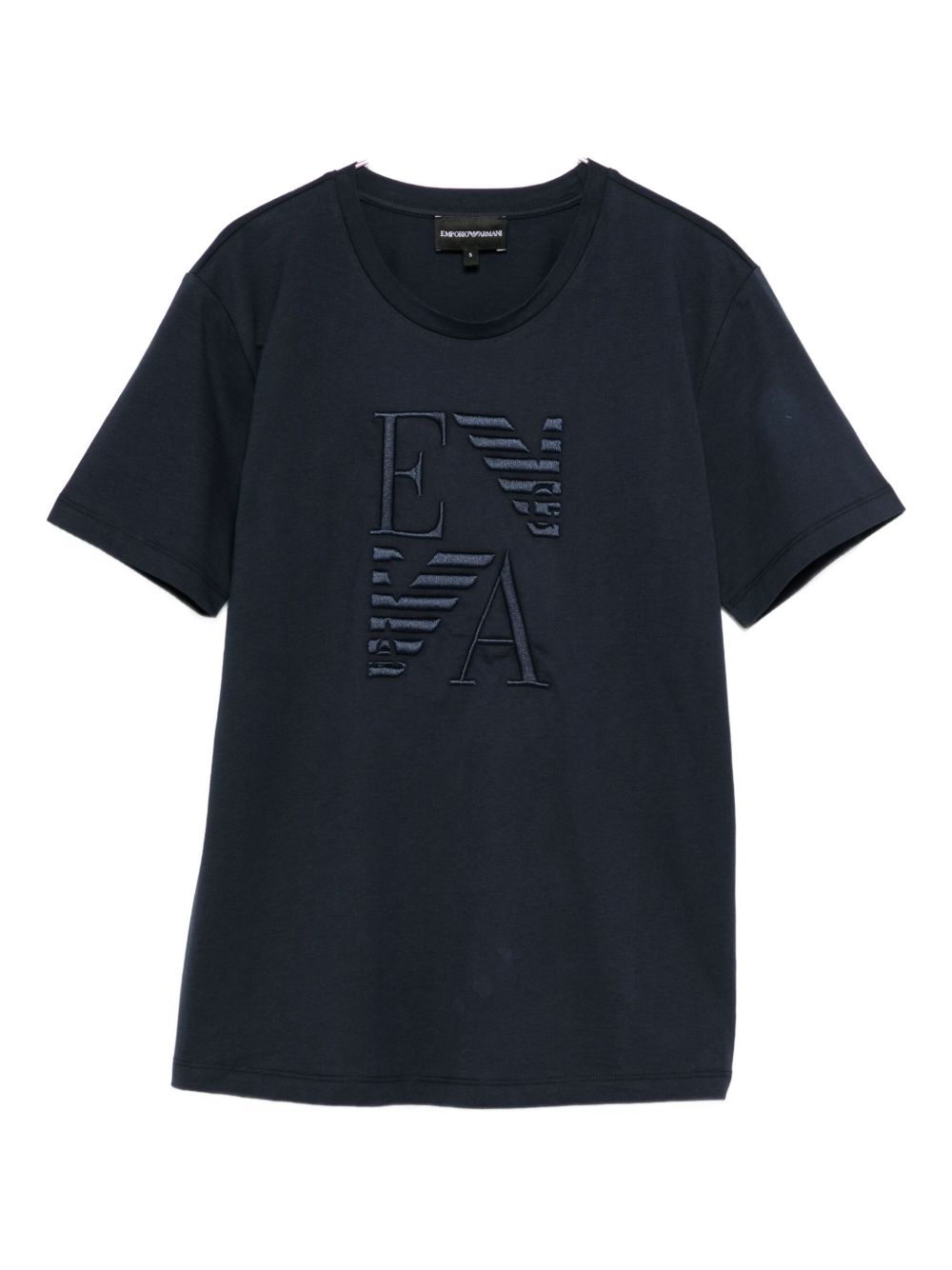 EMPORIO ARMANI Classic Logo Cotton T-Shirt for Women - FW25
