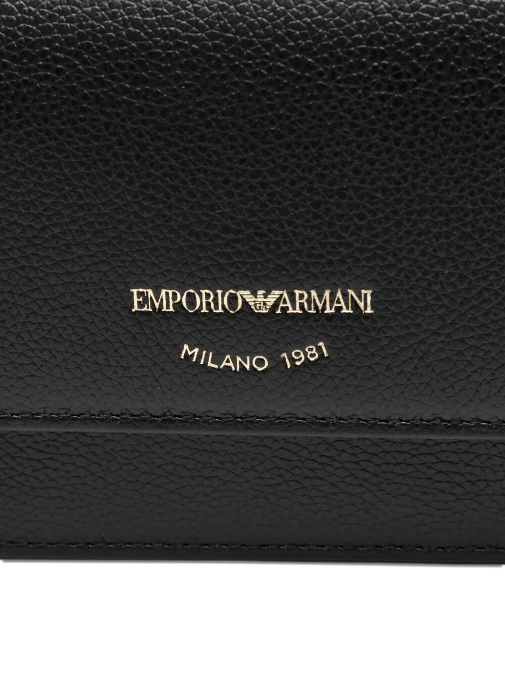 EMPORIO ARMANI Mini Leather Handbag with Chain Strap