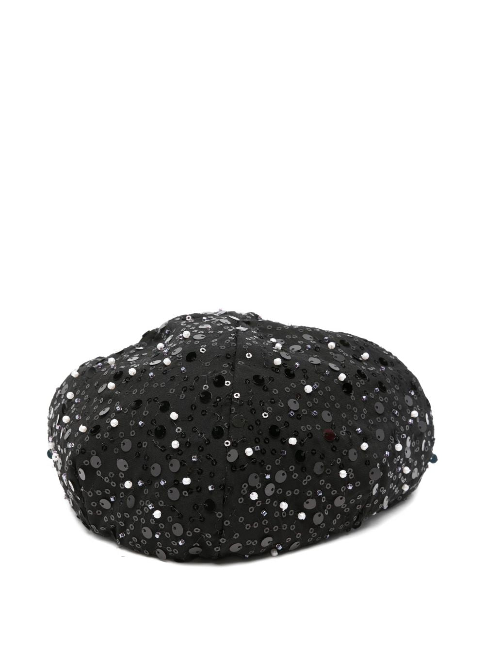 EMPORIO ARMANI Sequin Beaded Embellishment Hat