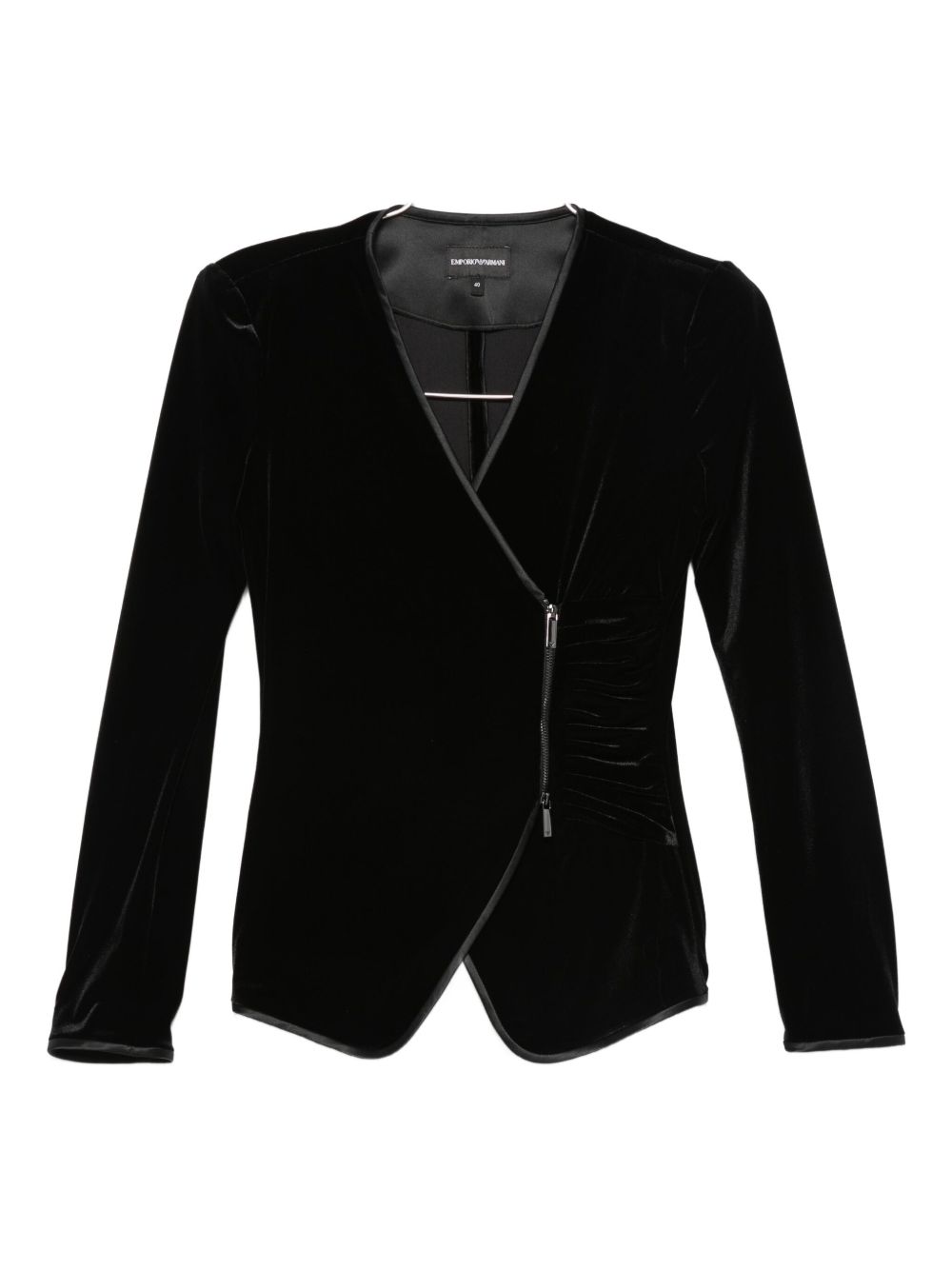 EMPORIO ARMANI Velvet Blazer Jacket