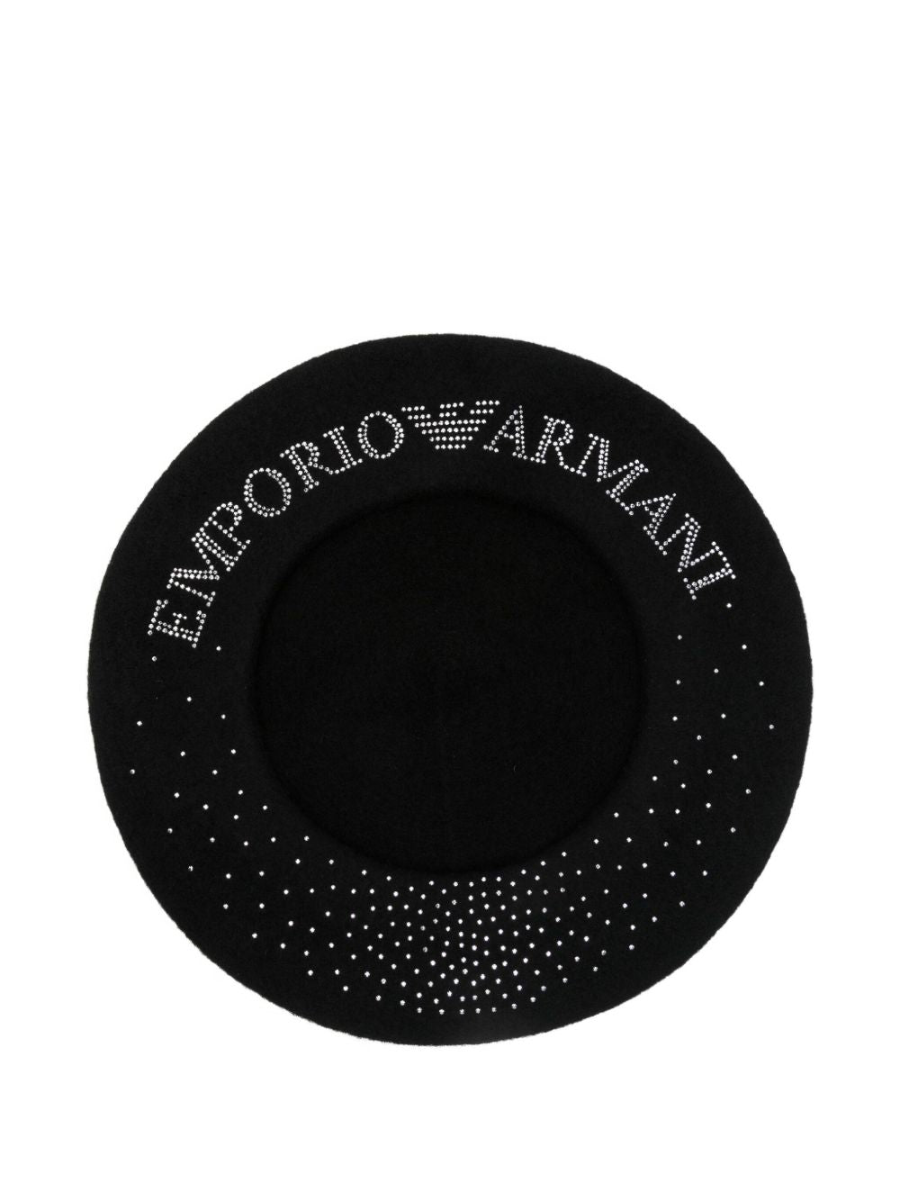 EMPORIO ARMANI Wool Basque Hat - Close-Fitting Design