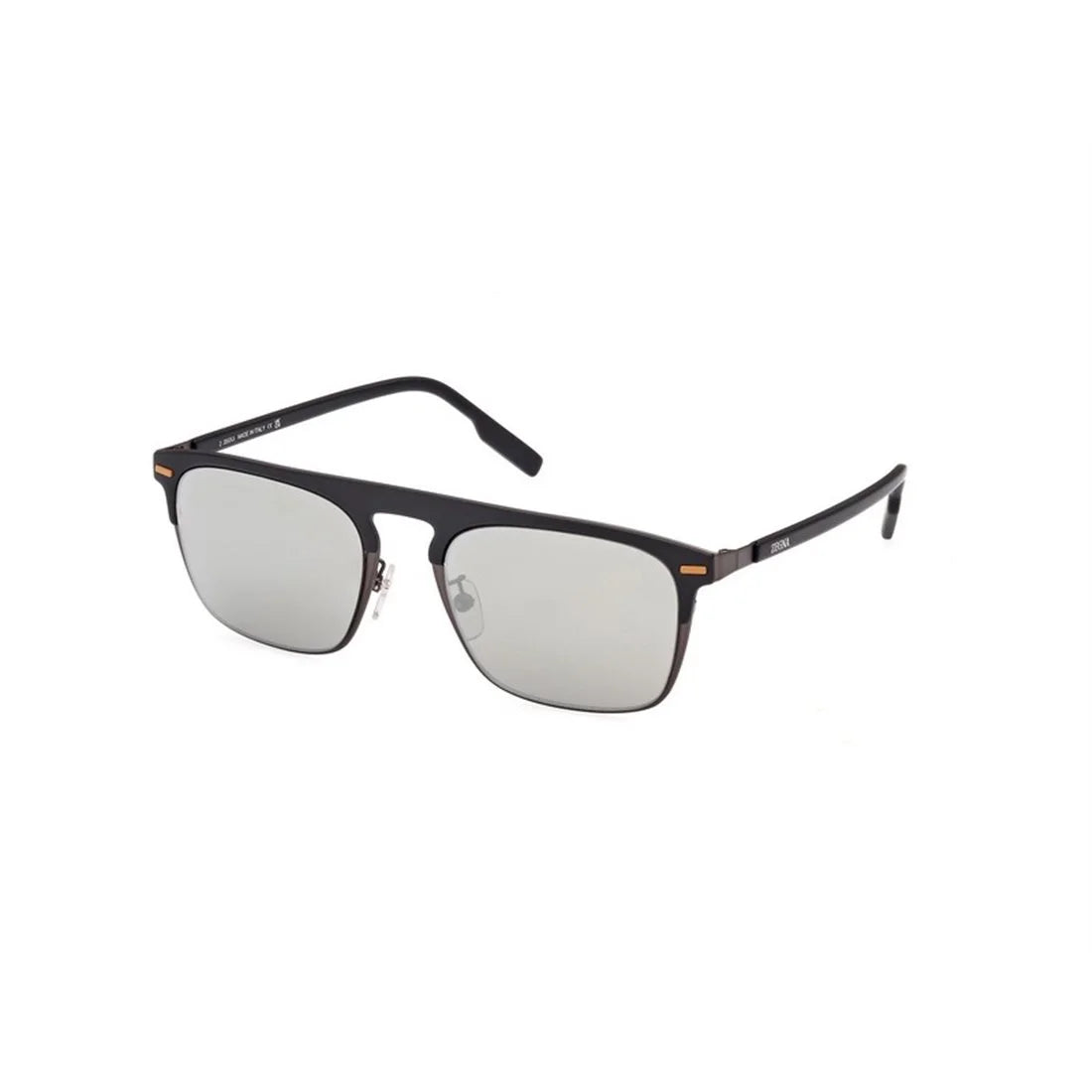 ERMENEGILDO ZEGNA Unisex Matte Black Sunglasses - EZ0216-H 02C
