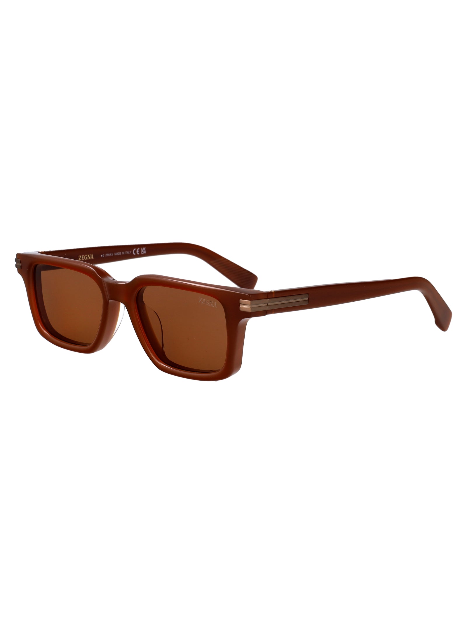 ERMENEGILDO ZEGNA Classic Acetate Sunglasses for Men