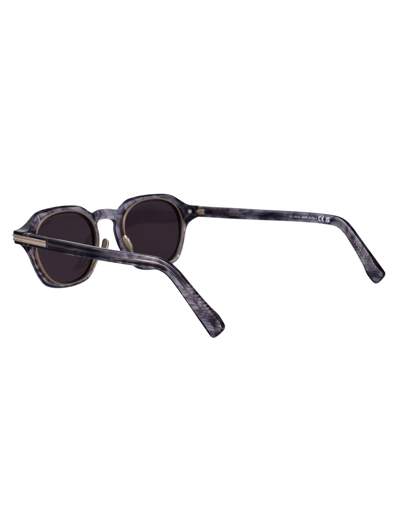 ERMENEGILDO ZEGNA Metal Sunglasses for Men - FW25 Collection