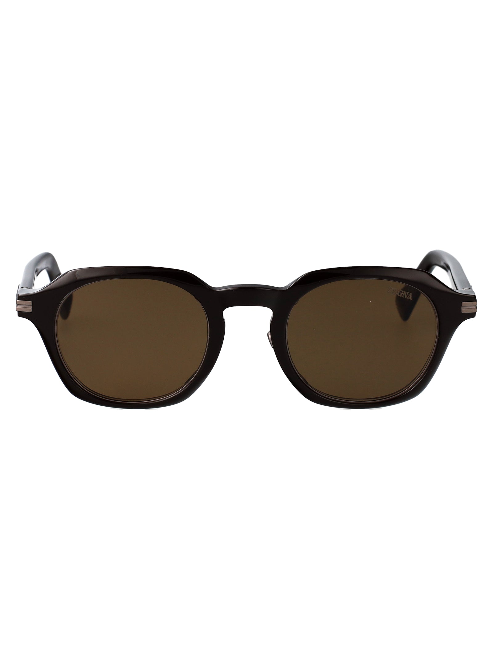 ERMENEGILDO ZEGNA Refined Acetate Sunglasses for Men
