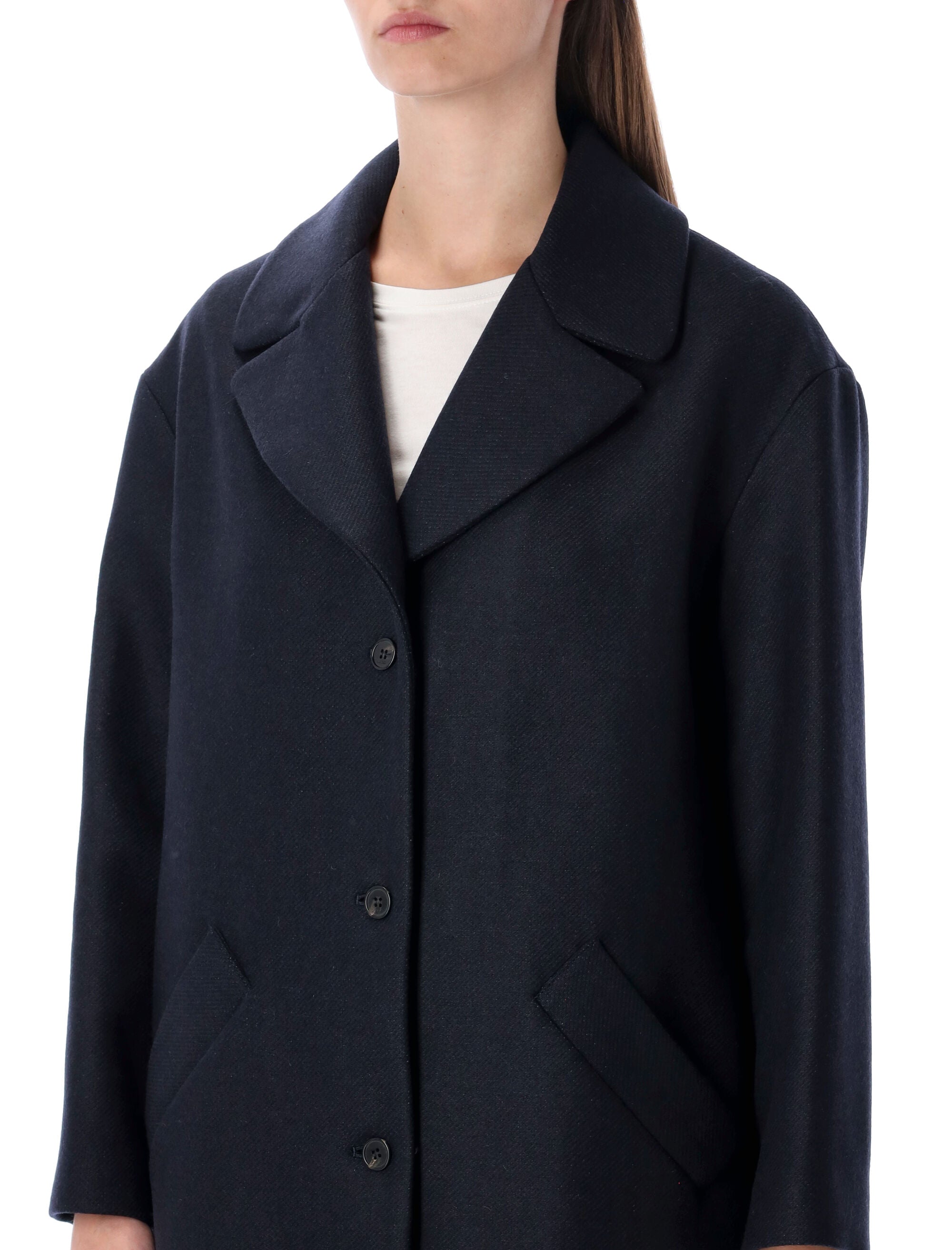 A.P.C. Knee-Length Wool Jacket for Women