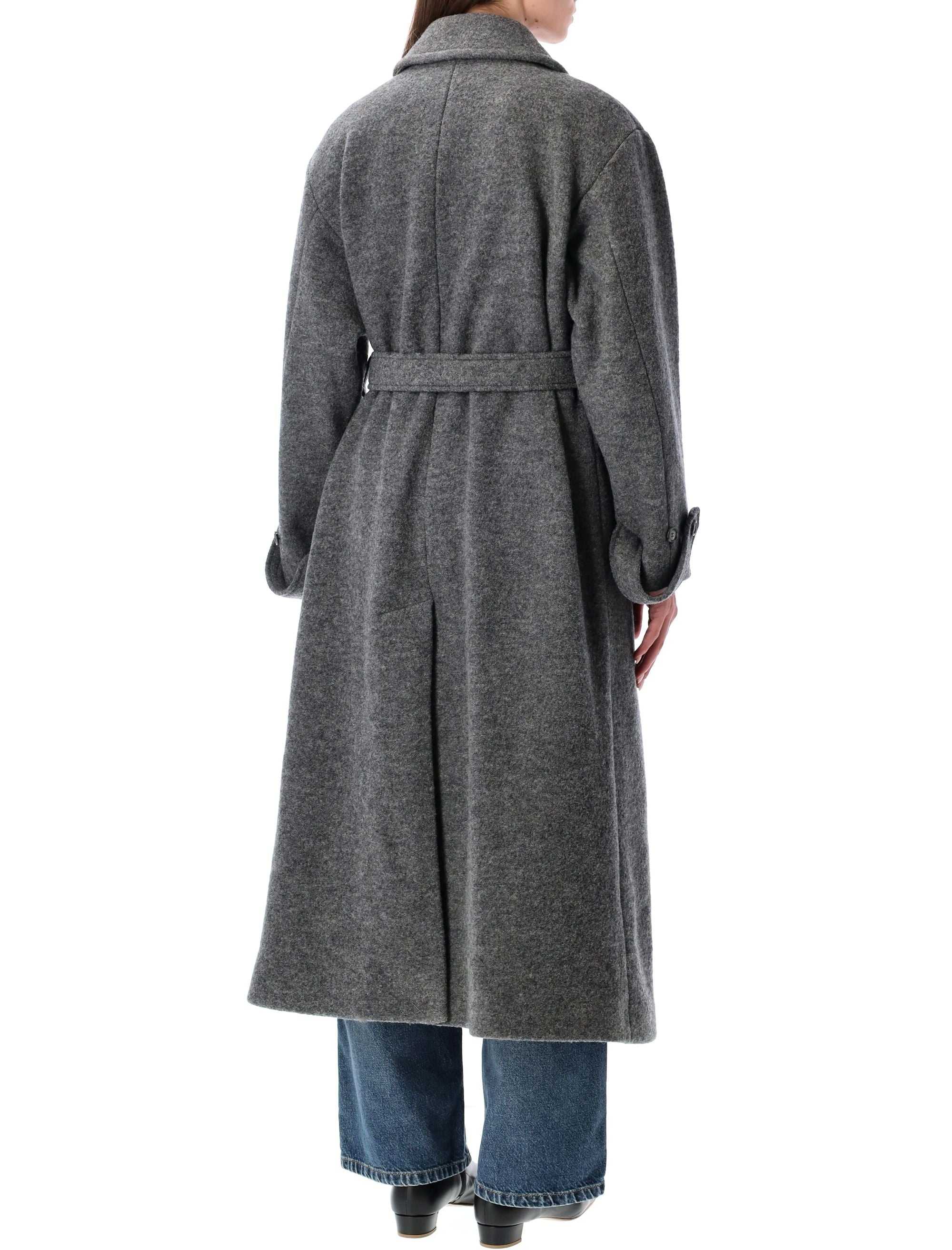 A.P.C. Oversized Wool Ankle-Length Jacket