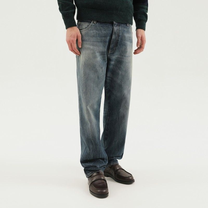 1989 STUDIO Stone Washed Denim Pants for Men