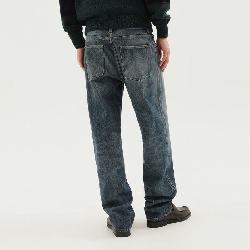 1989 STUDIO Stone Washed Denim Pants for Men