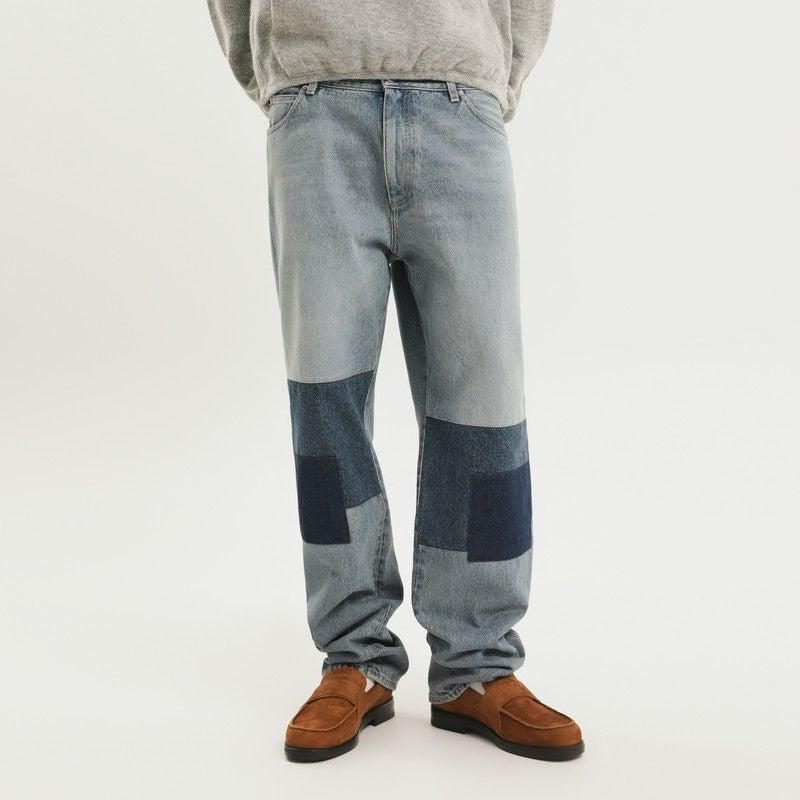 1989 STUDIO Patchwork Denim Pants for Men
