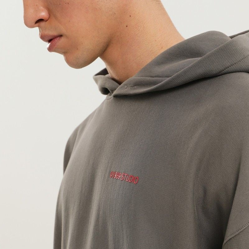 1989 STUDIO Party Hoodie with Logo Print for Men - FW25