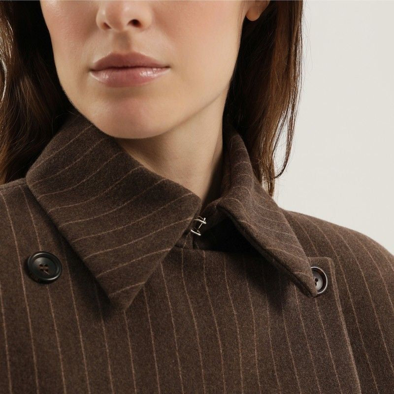 1989 STUDIO Double-Breasted Striped Blazer for Women - FW25
