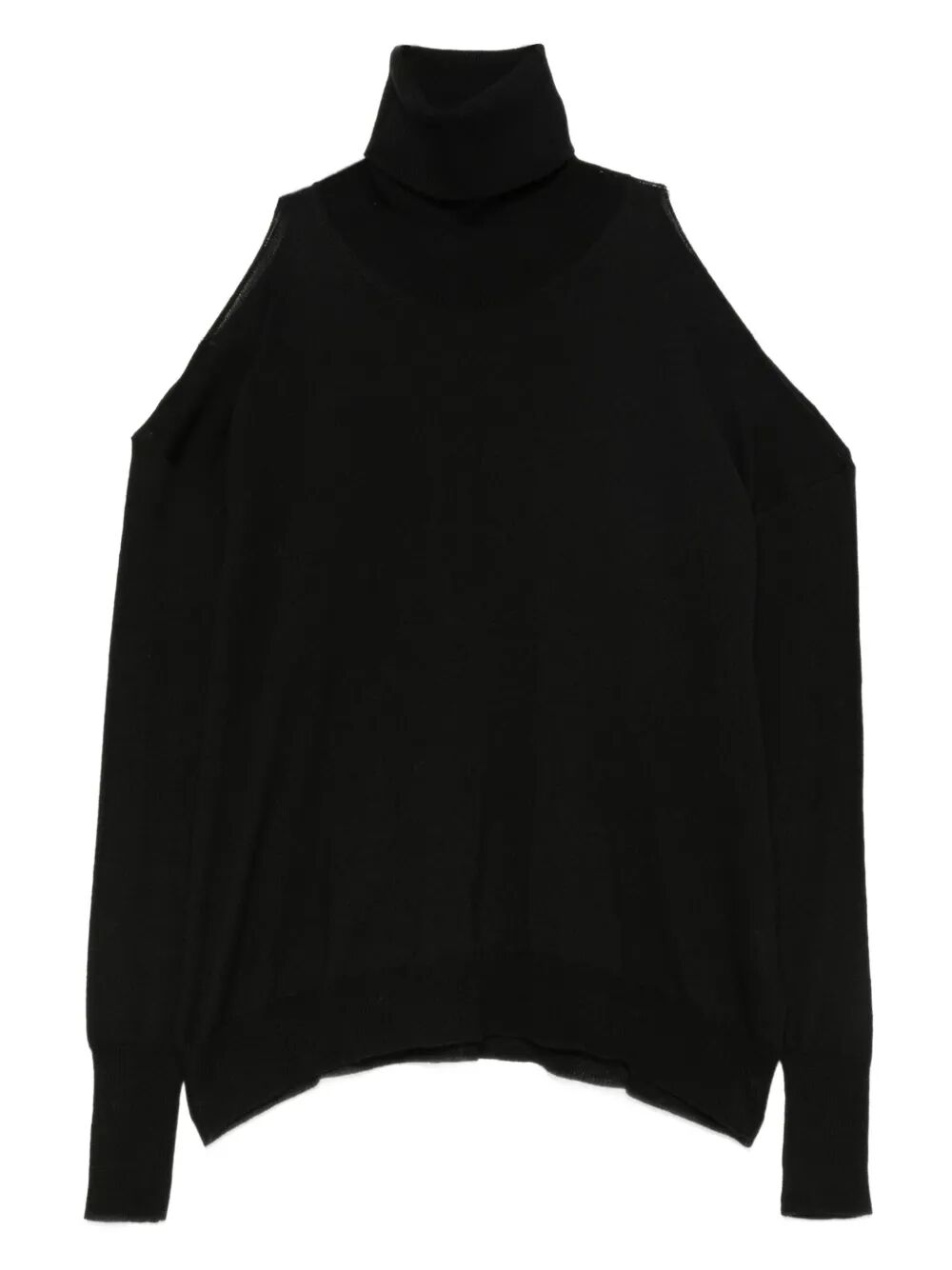 ROBERTO COLLINA Cut-Out Oversized Turtleneck Sweater