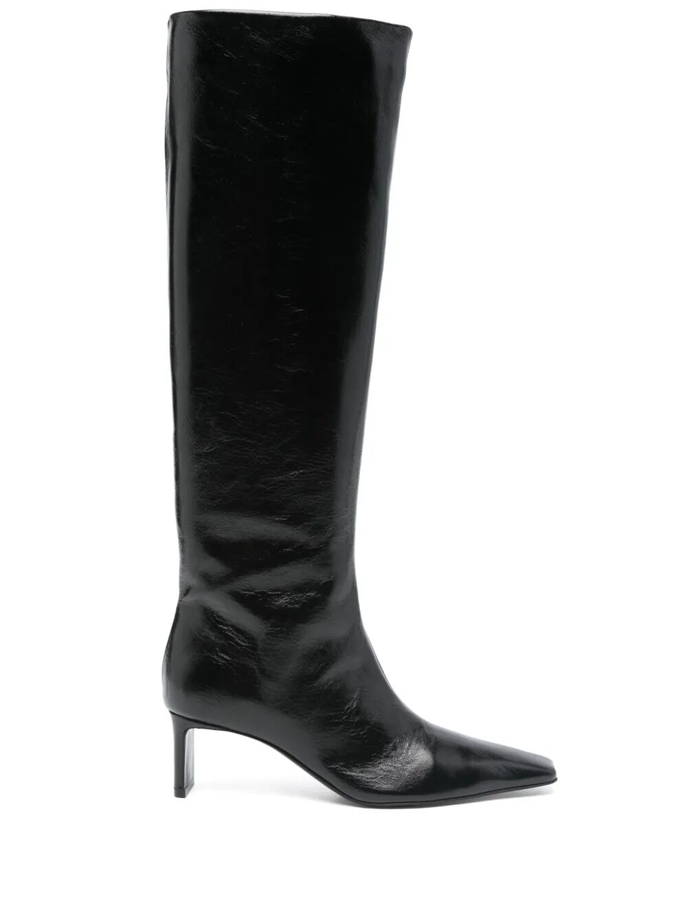 KHAITE Knee High Patent Leather Boots