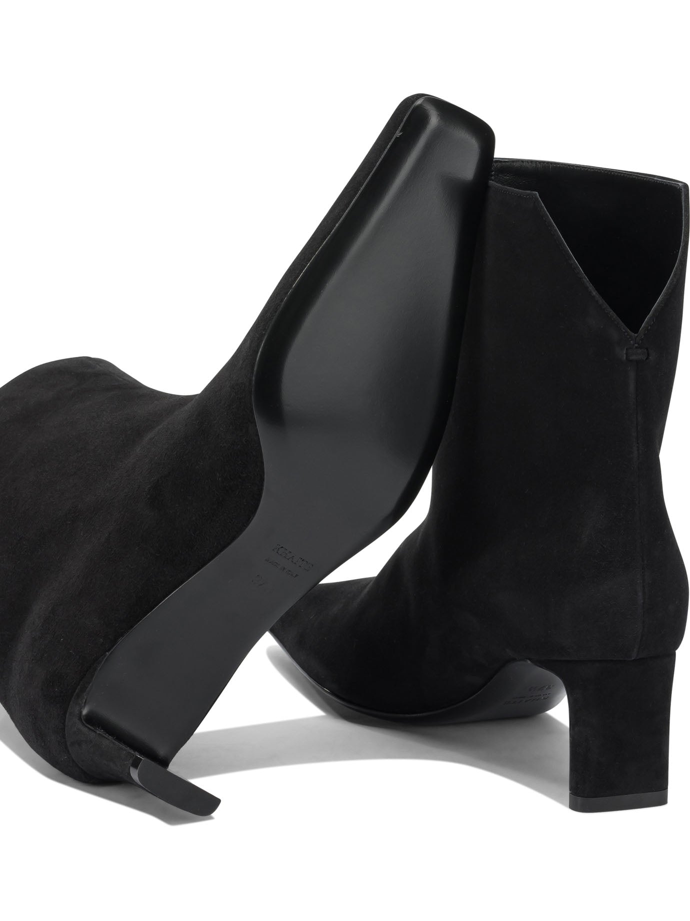 KHAITE Chic Chlorofibre Ankle Boots for Women