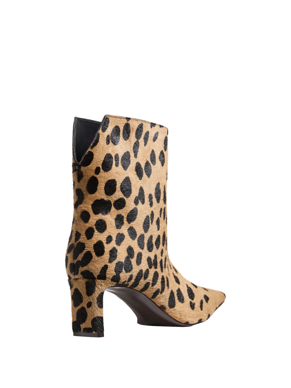 KHAITE Ona 55 Ankle Boots - Luxurious Printed Haircalf