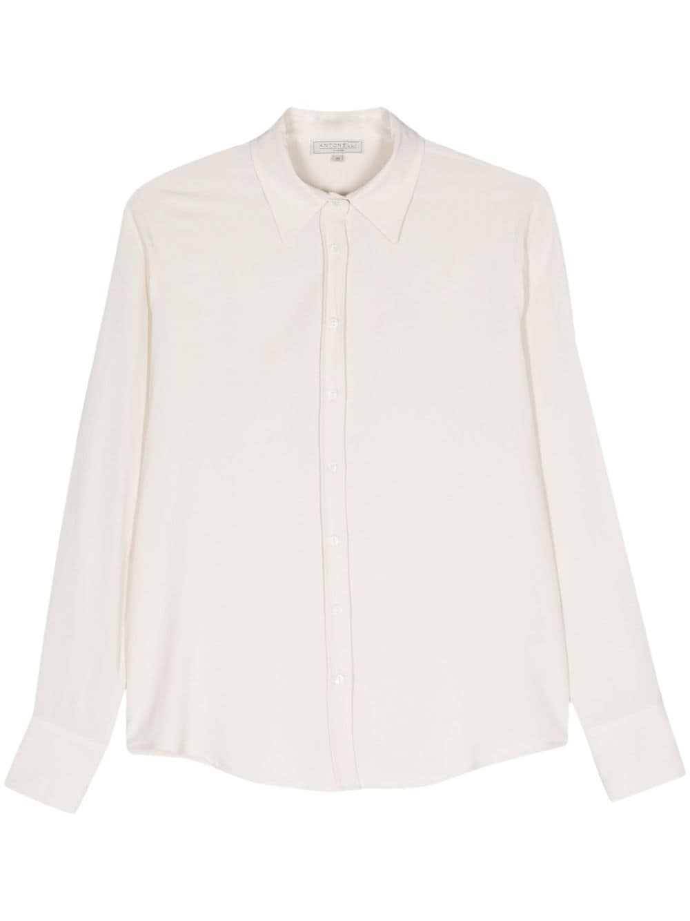 ANTONELLI FIRENZE Crepe Texture Long Sleeve Shirt