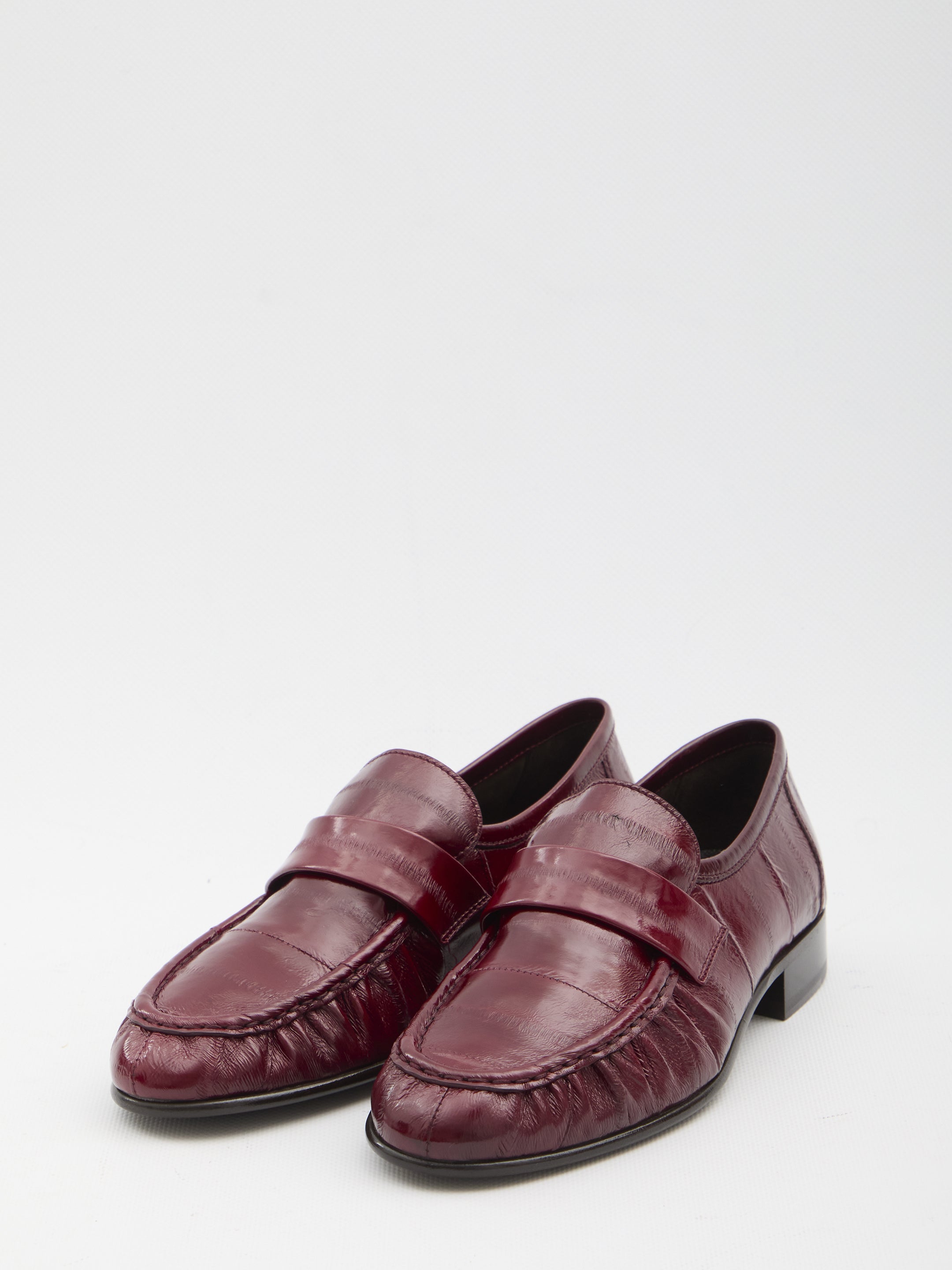 THE ROW Handcrafted Eel Leather Loafers - Women