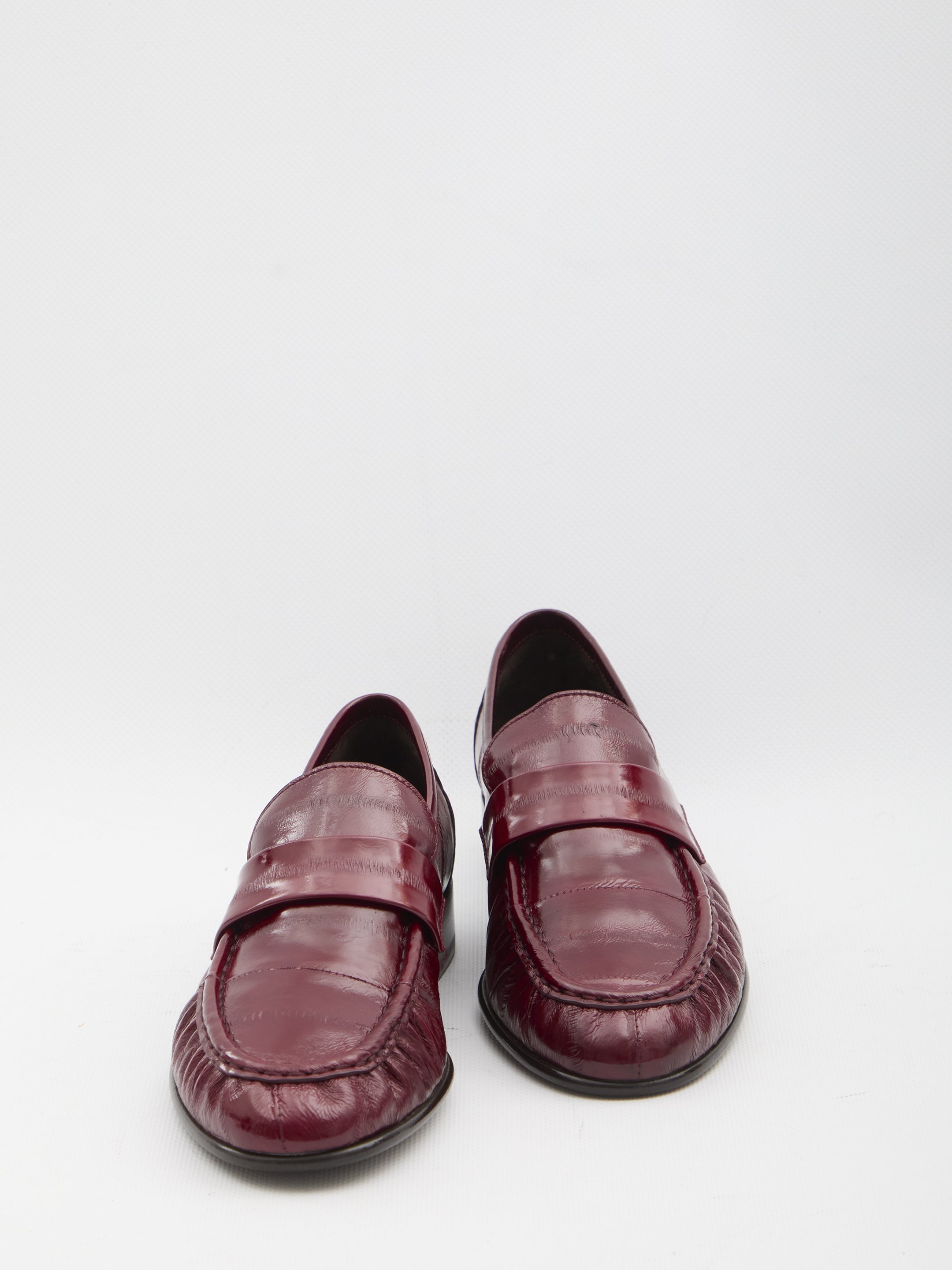 THE ROW Handcrafted Eel Leather Loafers - Women