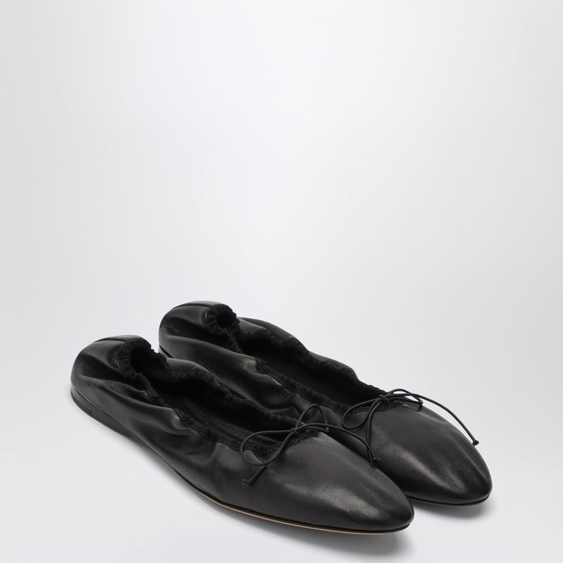 THE ROW Smooth Leather Ballerina Flats