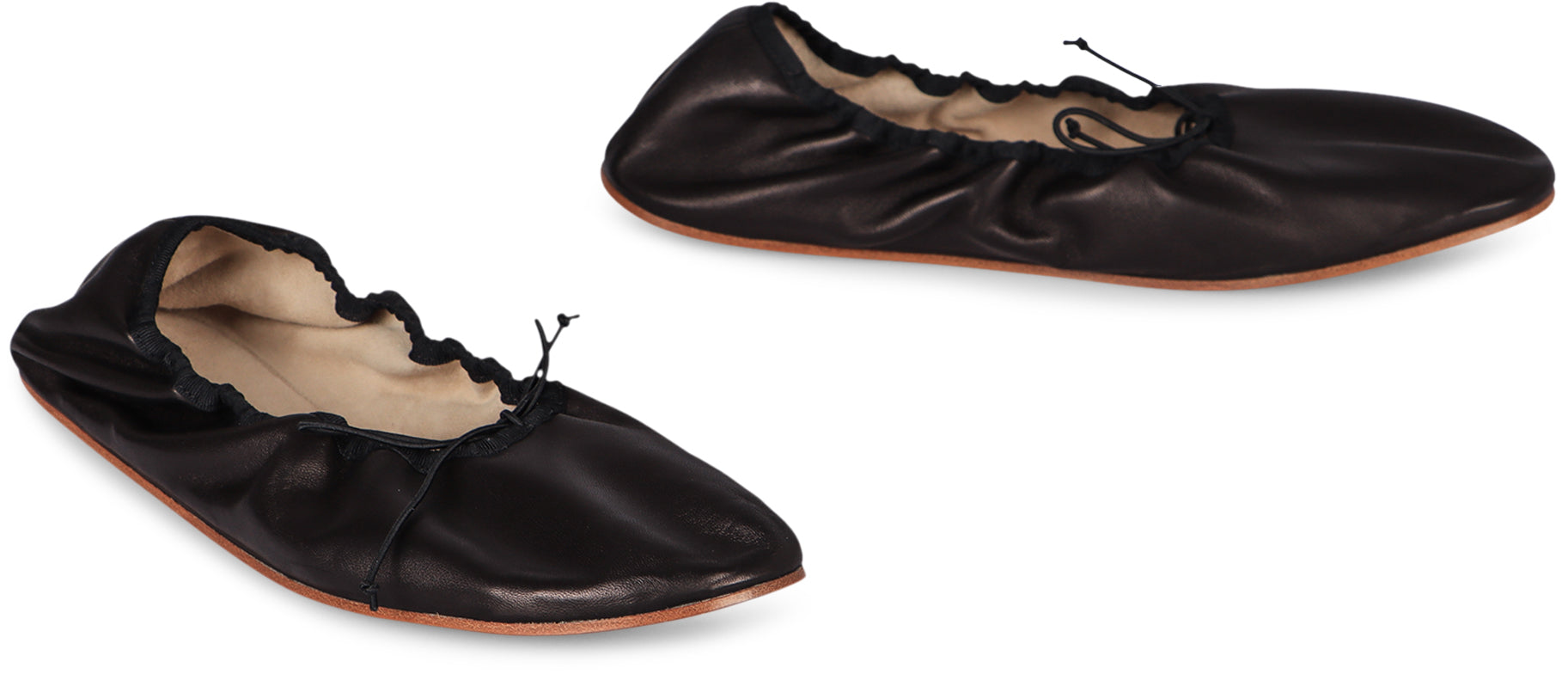 THE ROW Classic Leather Ballet Shoes