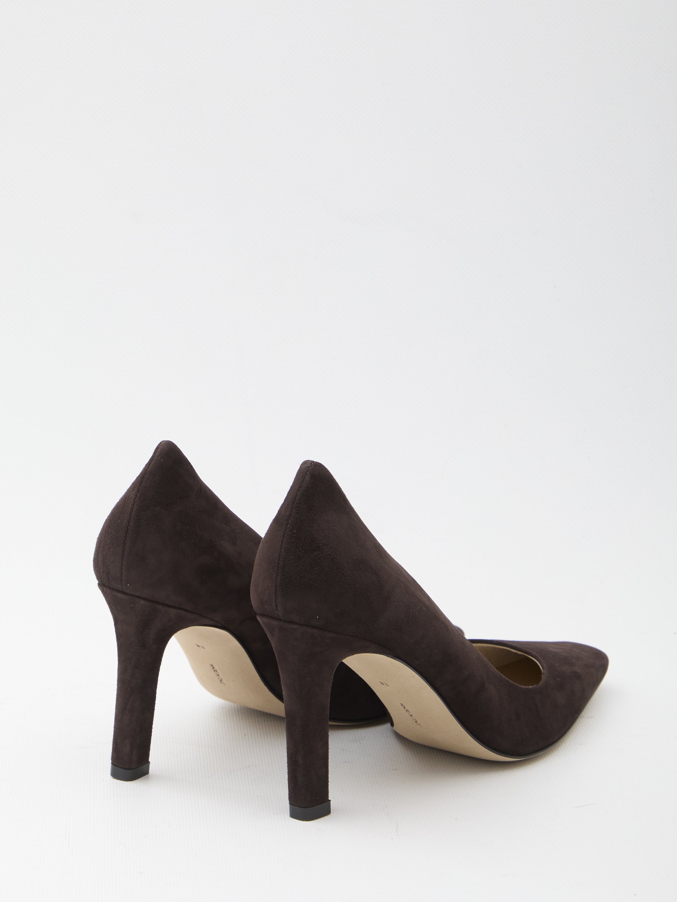 THE ROW Elegant Square Toe Pumps 80