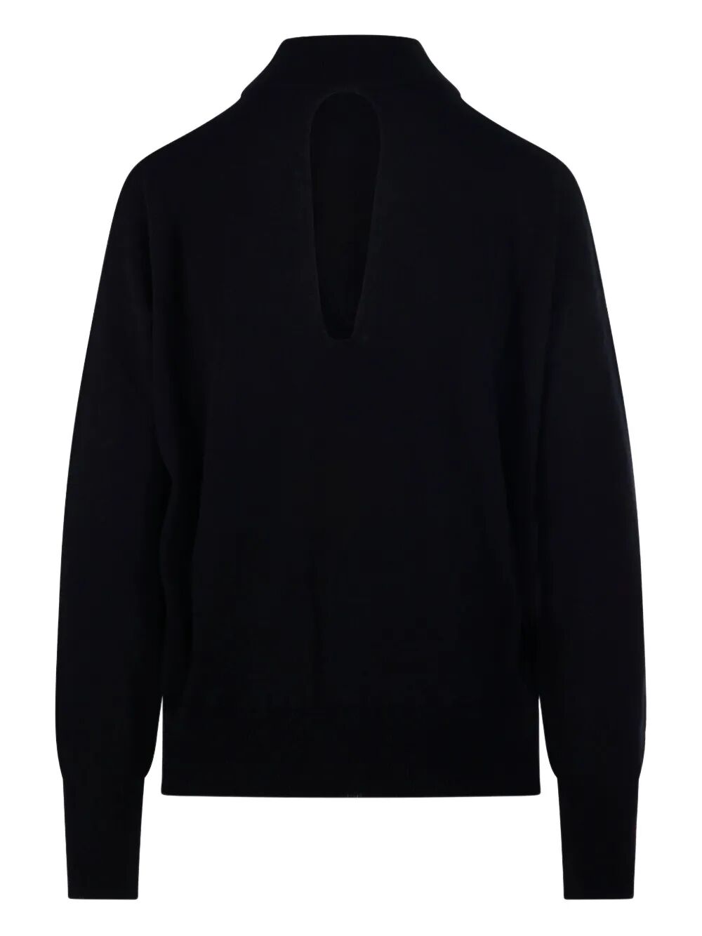 ROBERTO COLLINA Cut Out Mock-Neck Sweater