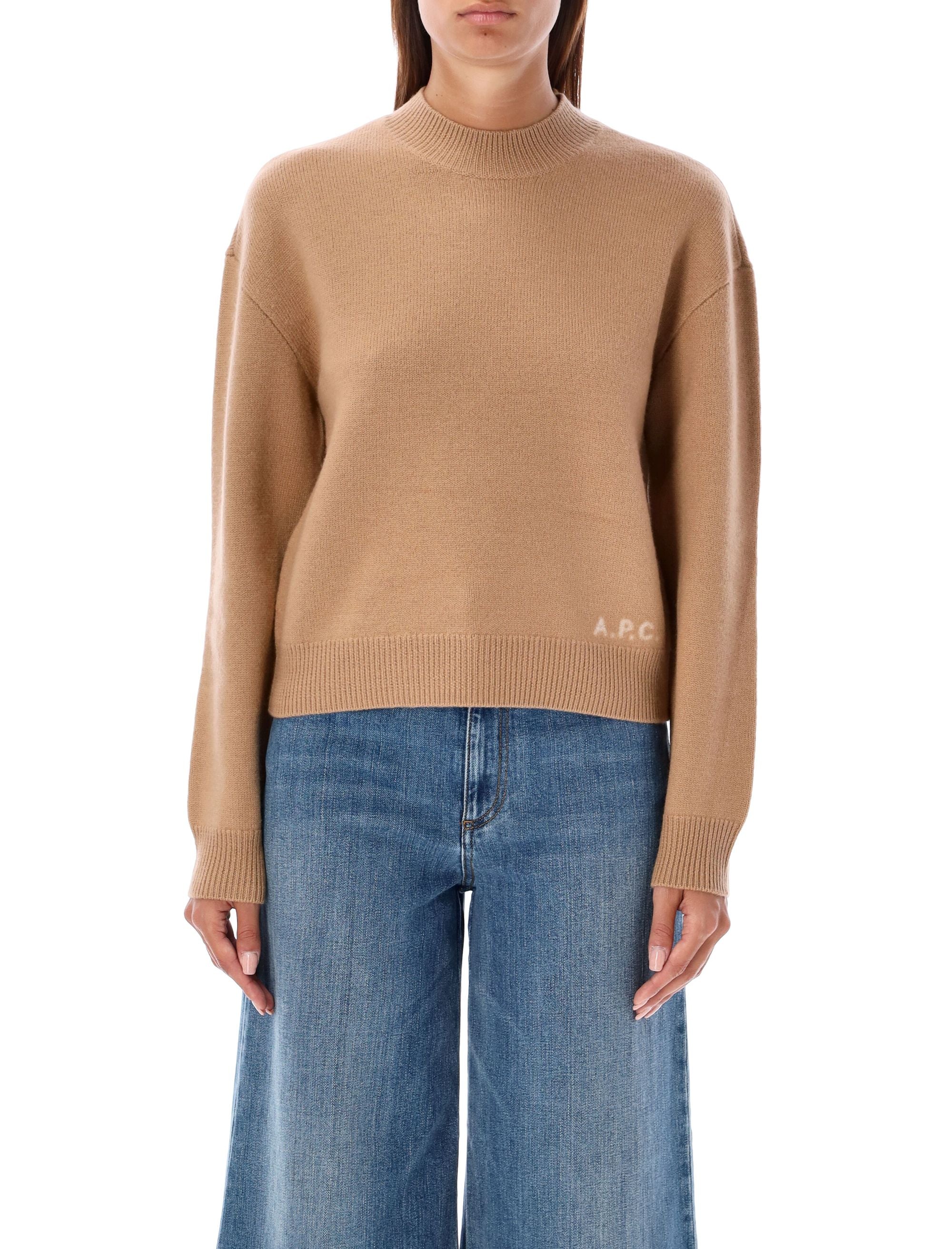 A.P.C. Women's Regular Fit Knit Crew Neck Sweater