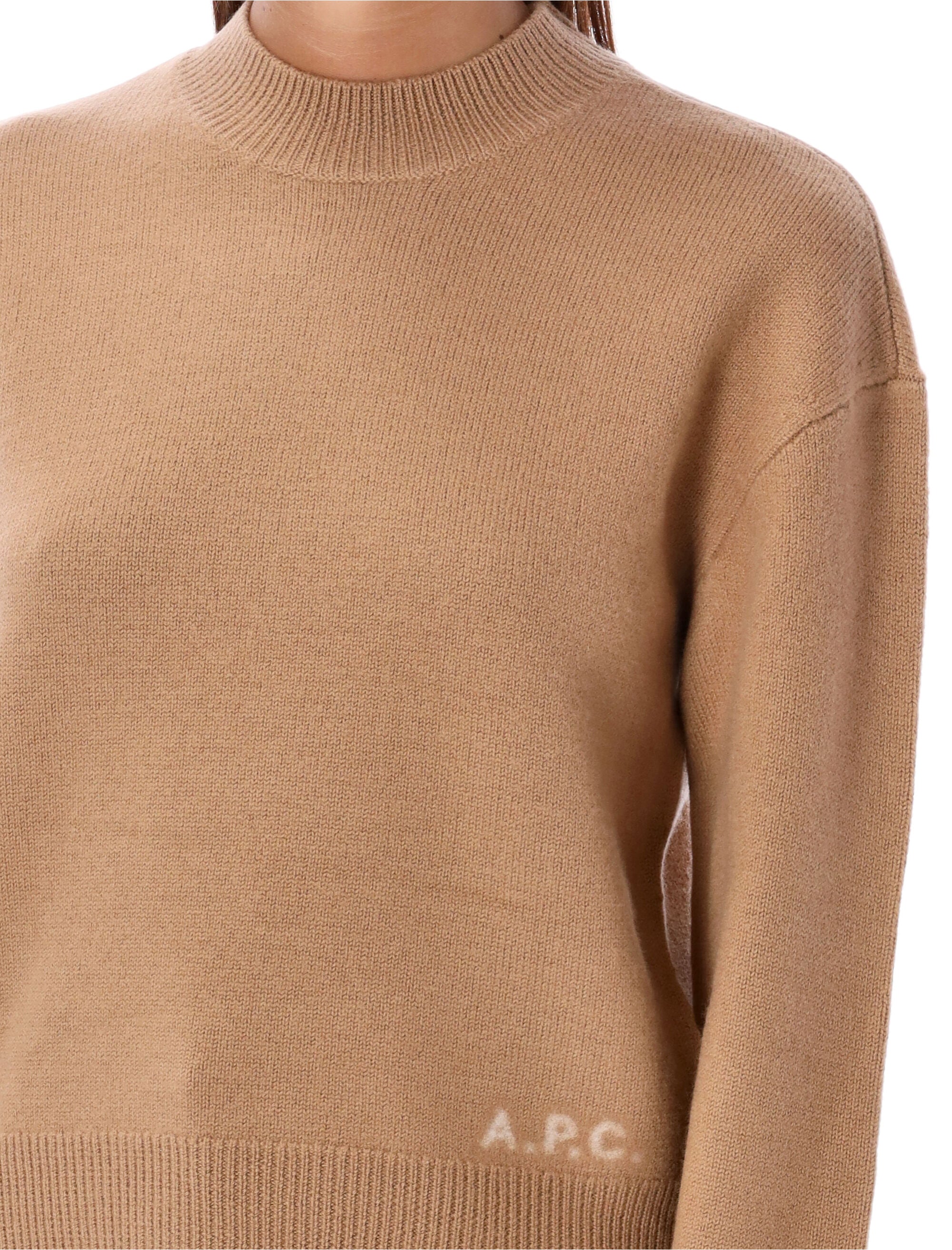 A.P.C. Women's Regular Fit Knit Crew Neck Sweater