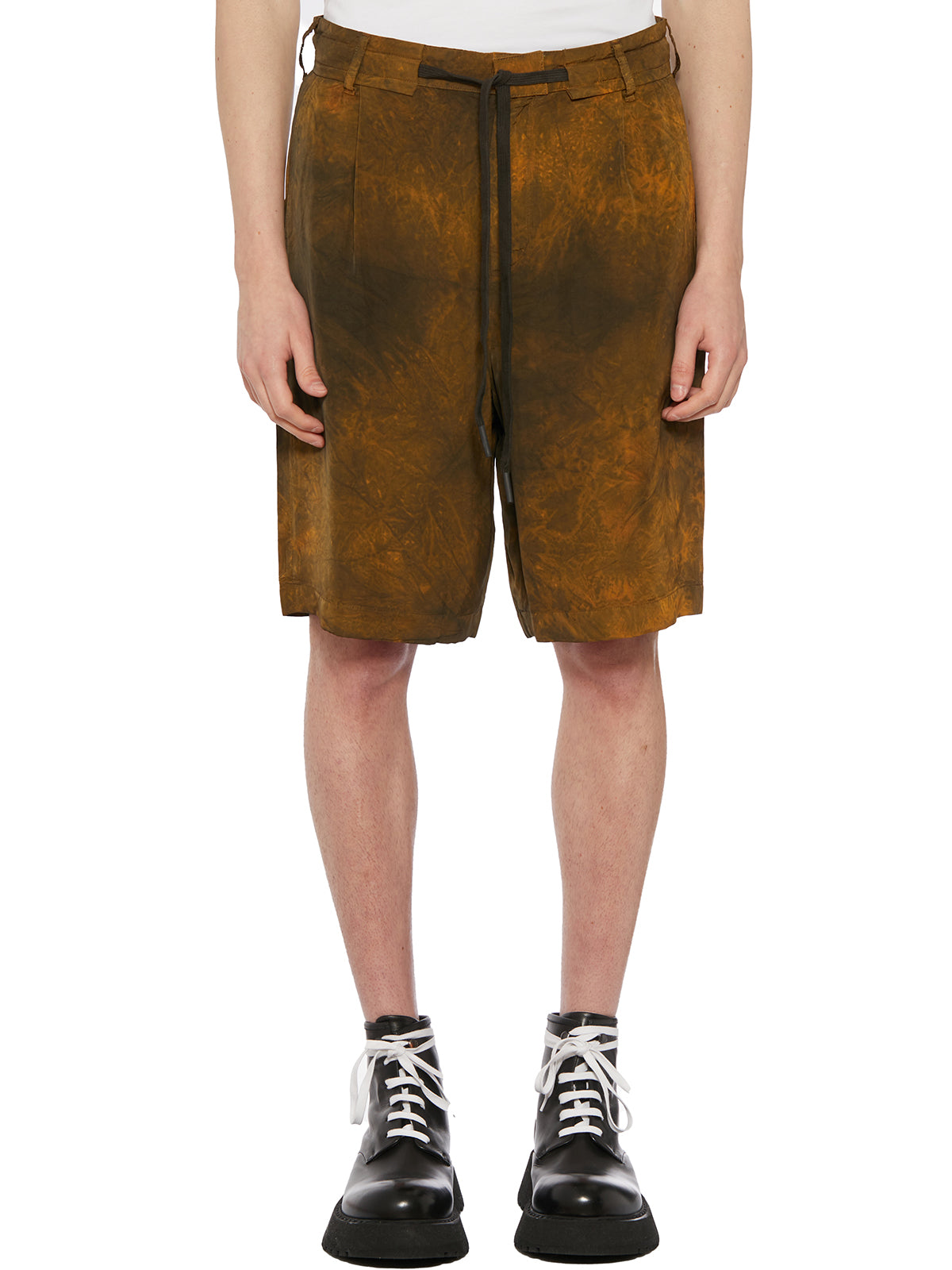 ANDREA YA'AQOV Stylish Bermuda Shorts for Men - Size M