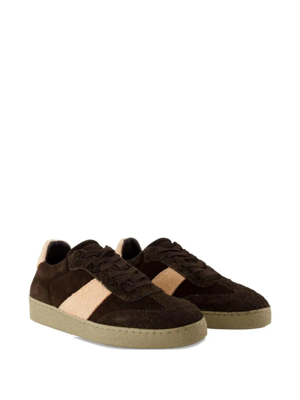 SAMSøE SAMSøE Suede Panel Low Top Sneakers for Women