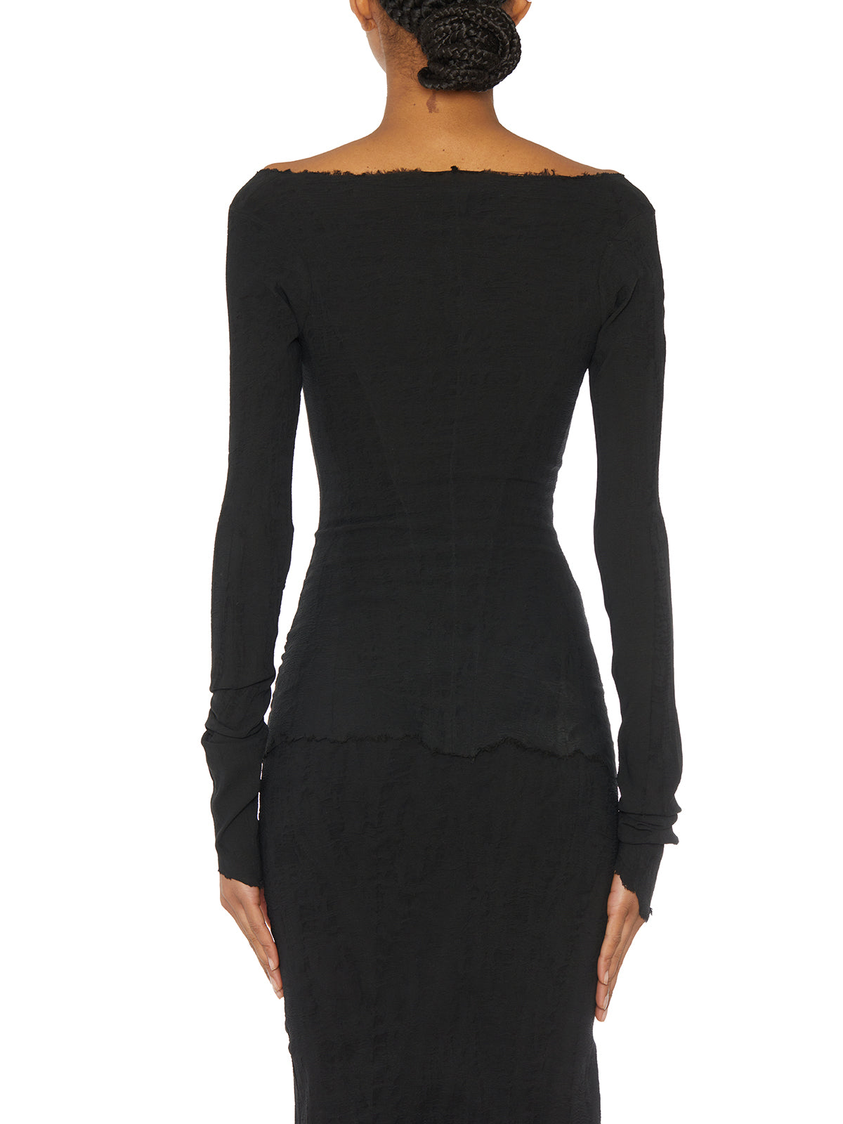 MARC LE BIHAN Silk Blend Sweater in Misty Design - Size 38