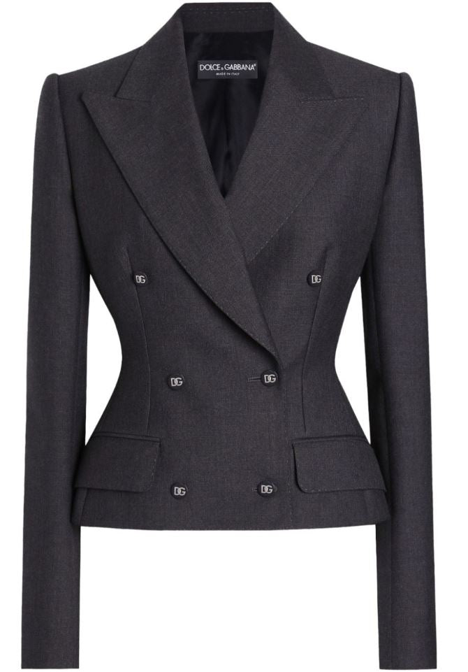 DOLCE & GABBANA Elegant Wool Jacket for Women - Perfect for All Seasons