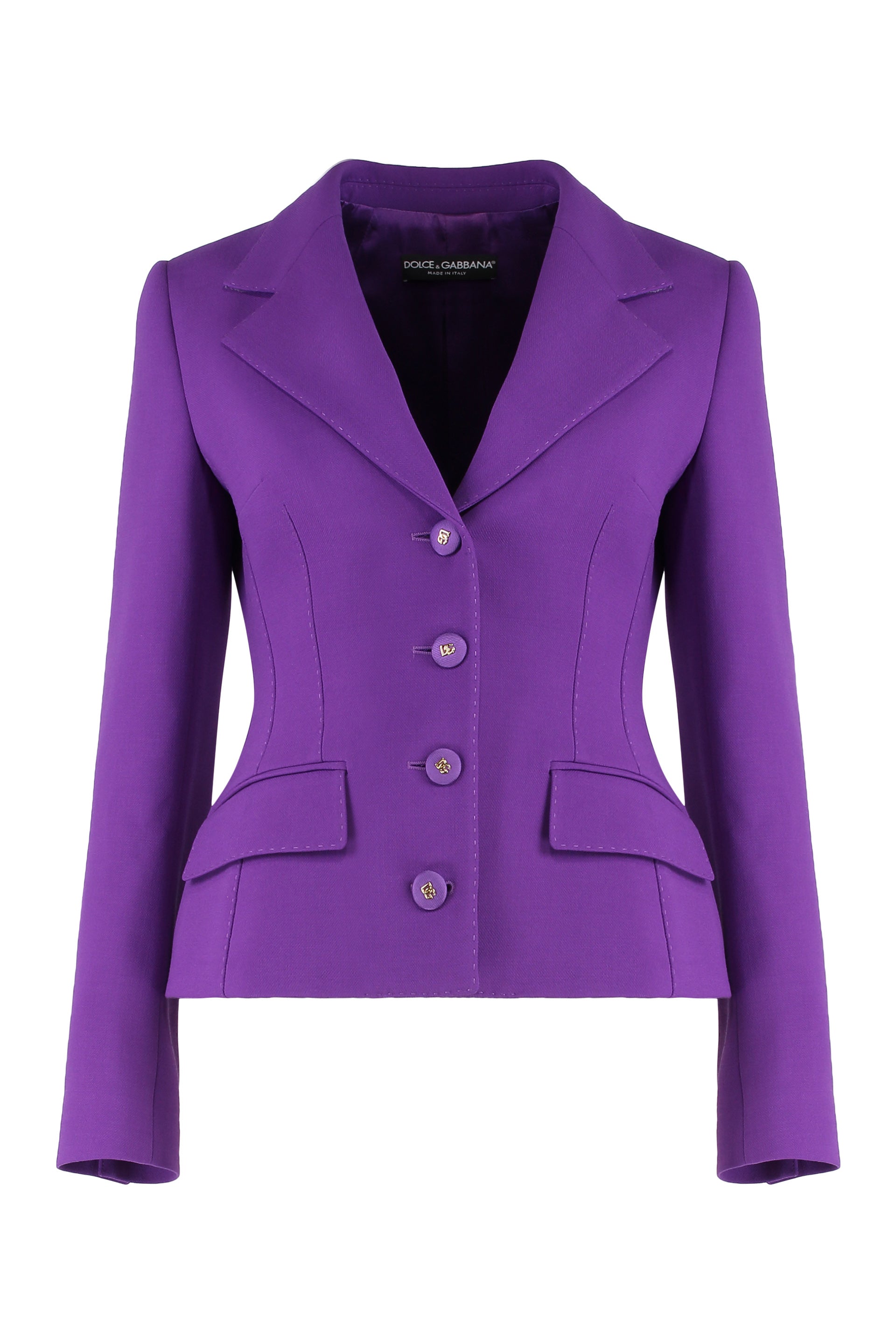 DOLCE & GABBANA Chic Wool Crepe Jacket