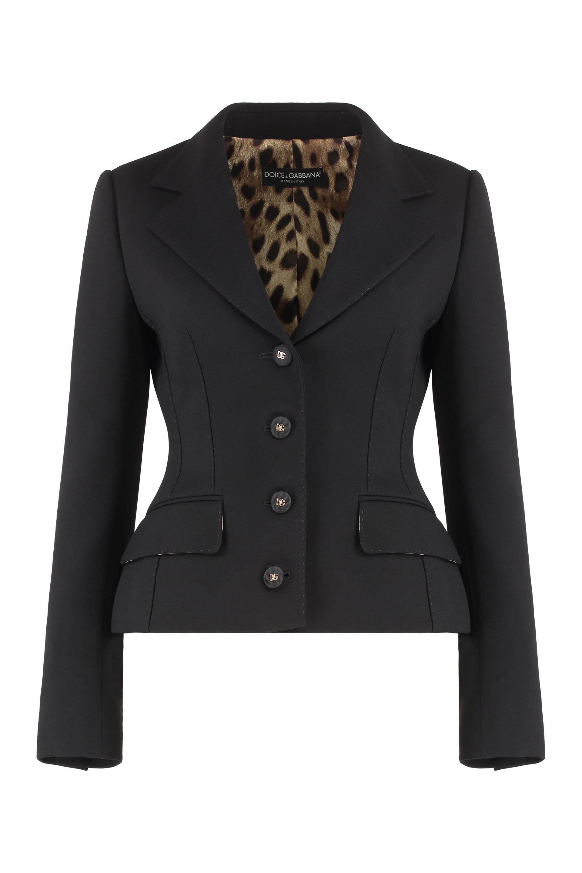 DOLCE & GABBANA Stretch Virgin Wool Blazer for Women