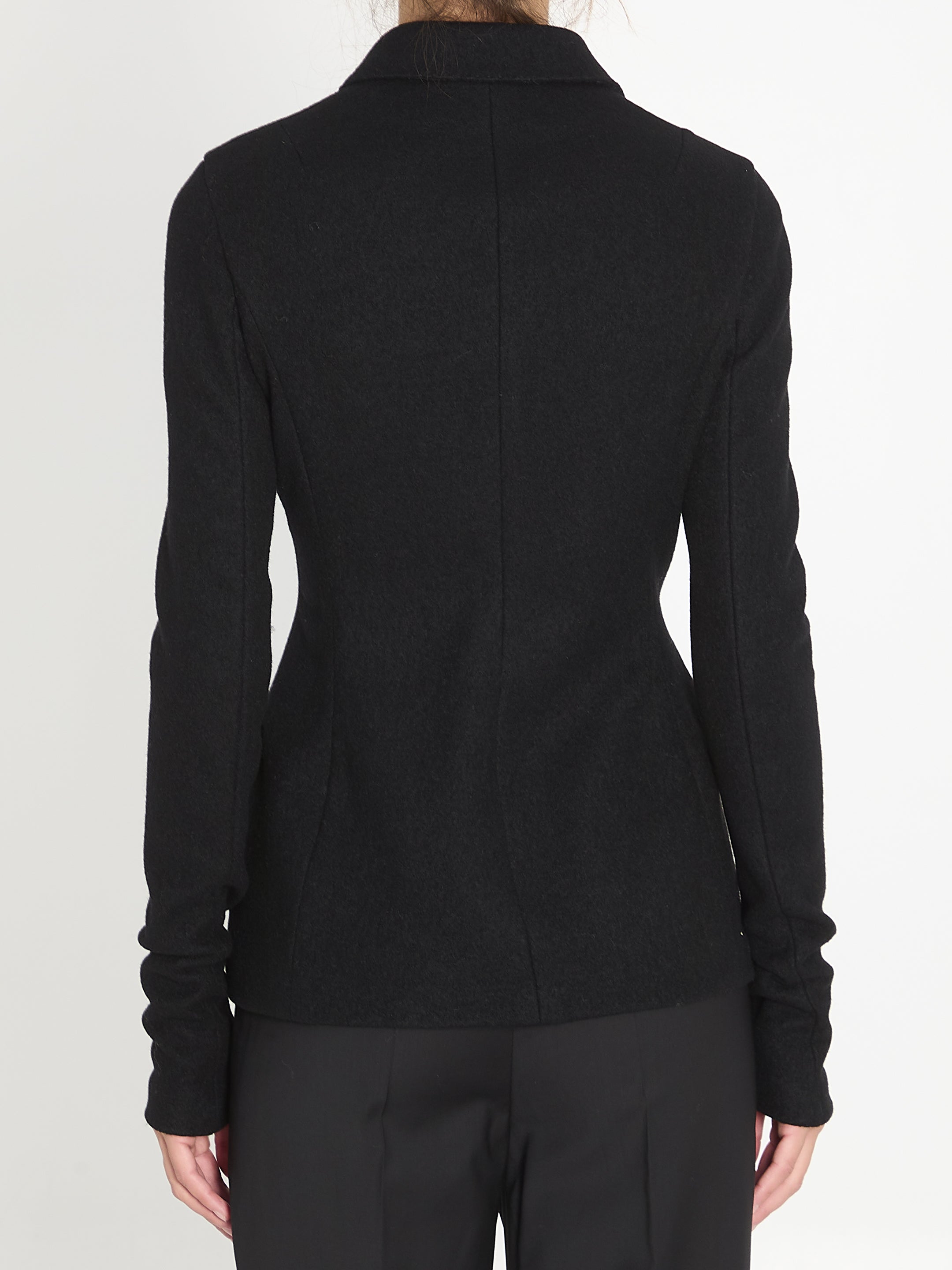 DOLCE & GABBANA Double-Breasted Wool Jacket (Size 40)