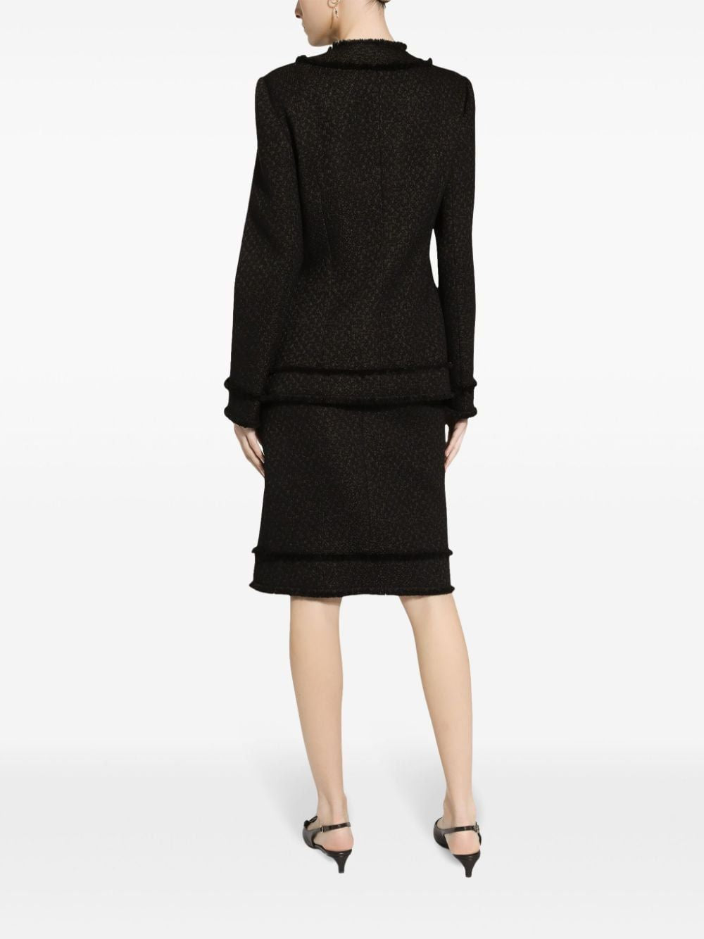 DOLCE & GABBANA Chic Tweed Blazer for Women