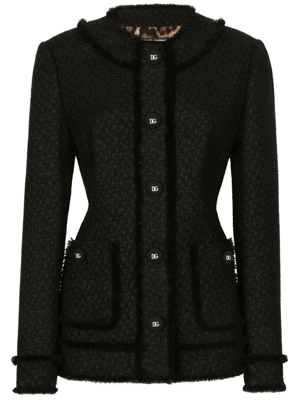 DOLCE & GABBANA Chic Tweed Blazer for Women