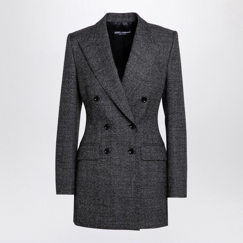 DOLCE & GABBANA Double-Breasted Wool Jacket for Women