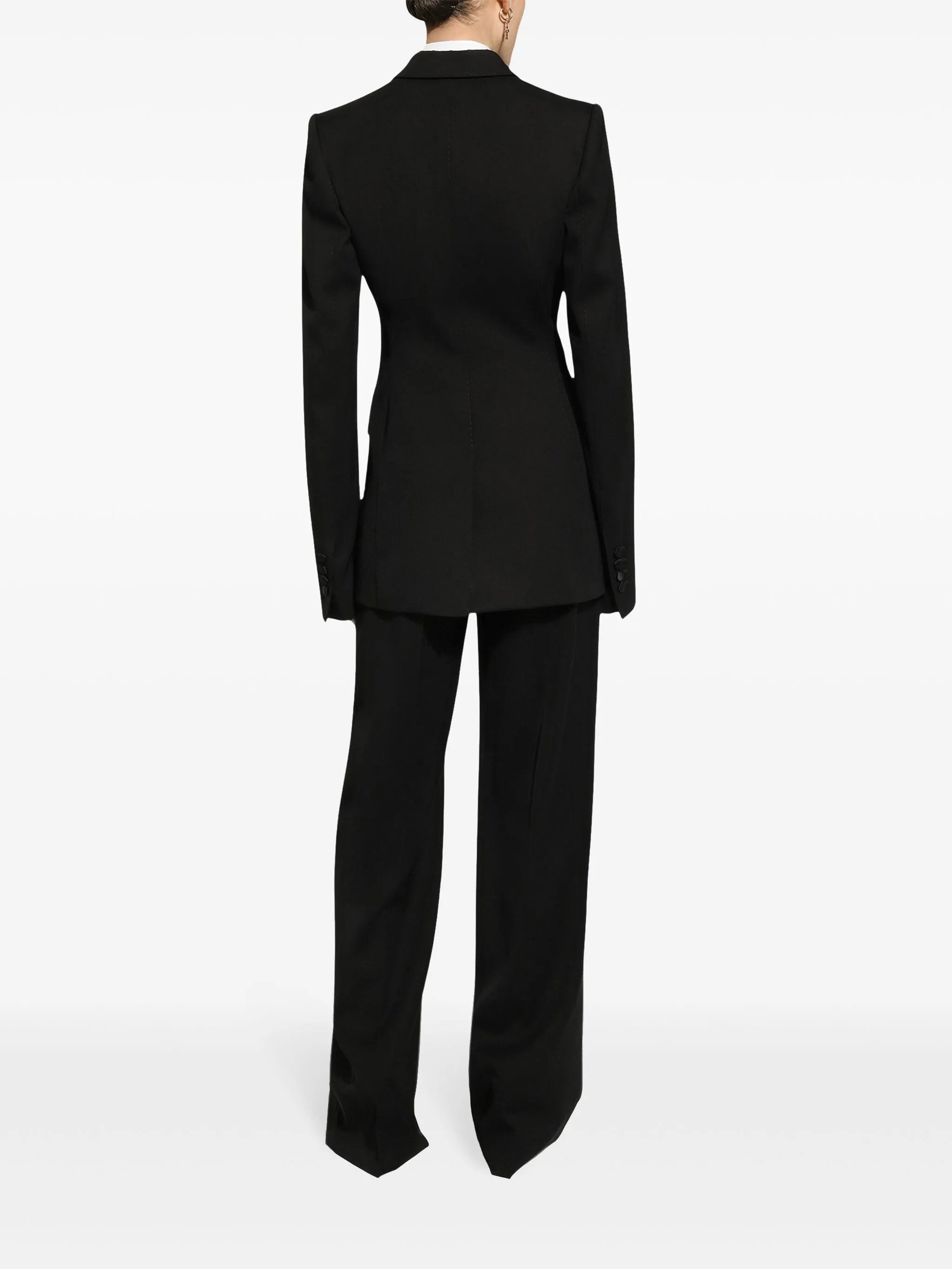 DOLCE & GABBANA Double-Breasted Wool Blazer for Women - FW25 Collection