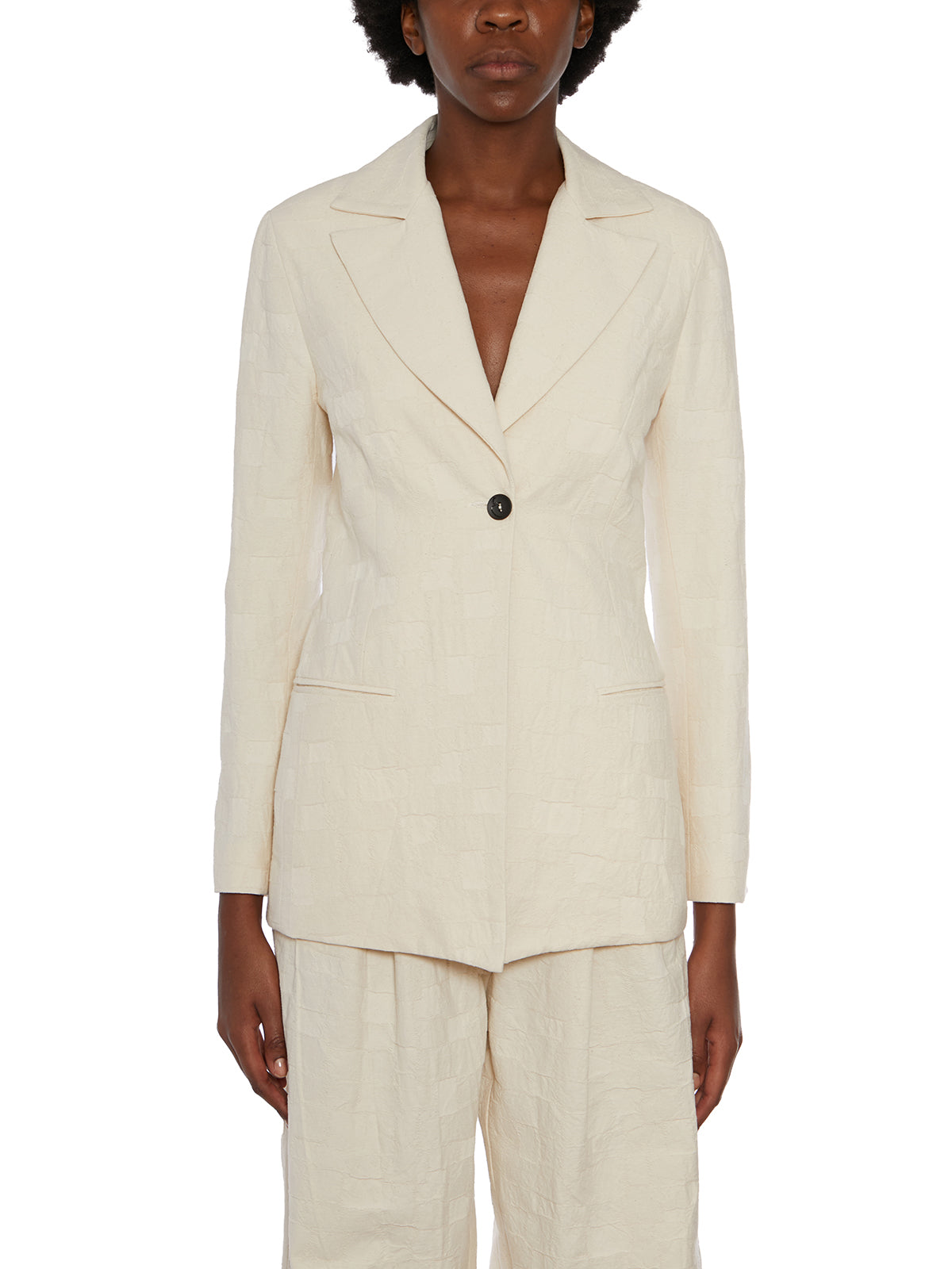 NOSTRASANTISSIMA Tailored Women's Single-Breasted Jacket - Size 40