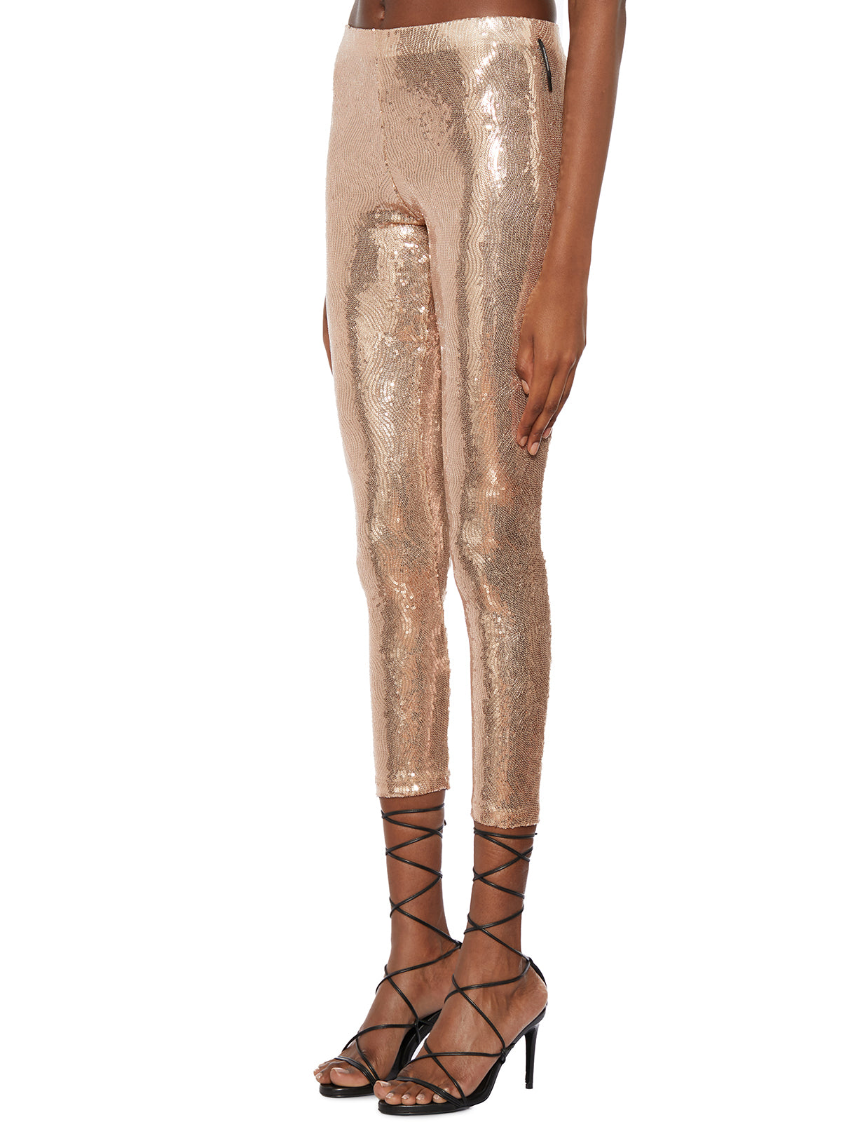 NOSTRASANTISSIMA Full Paillettes Leggings - Size 38