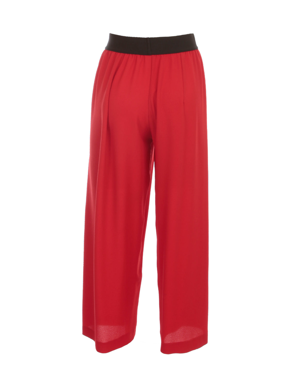 MARIA CALDERARA Wide Leg Crepe Pants for Women