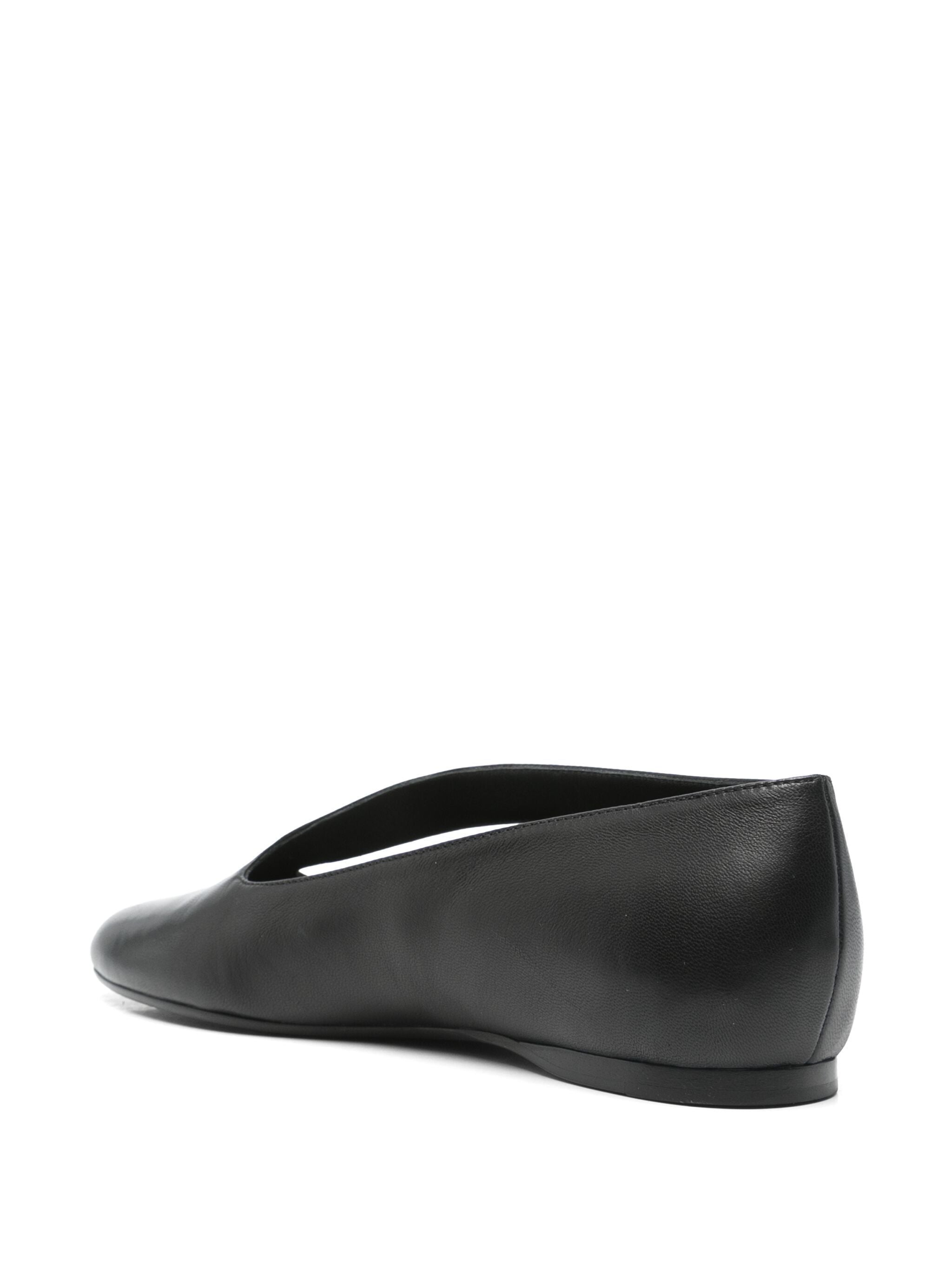 KHAITE Diana Side Cut Ballerina Flats