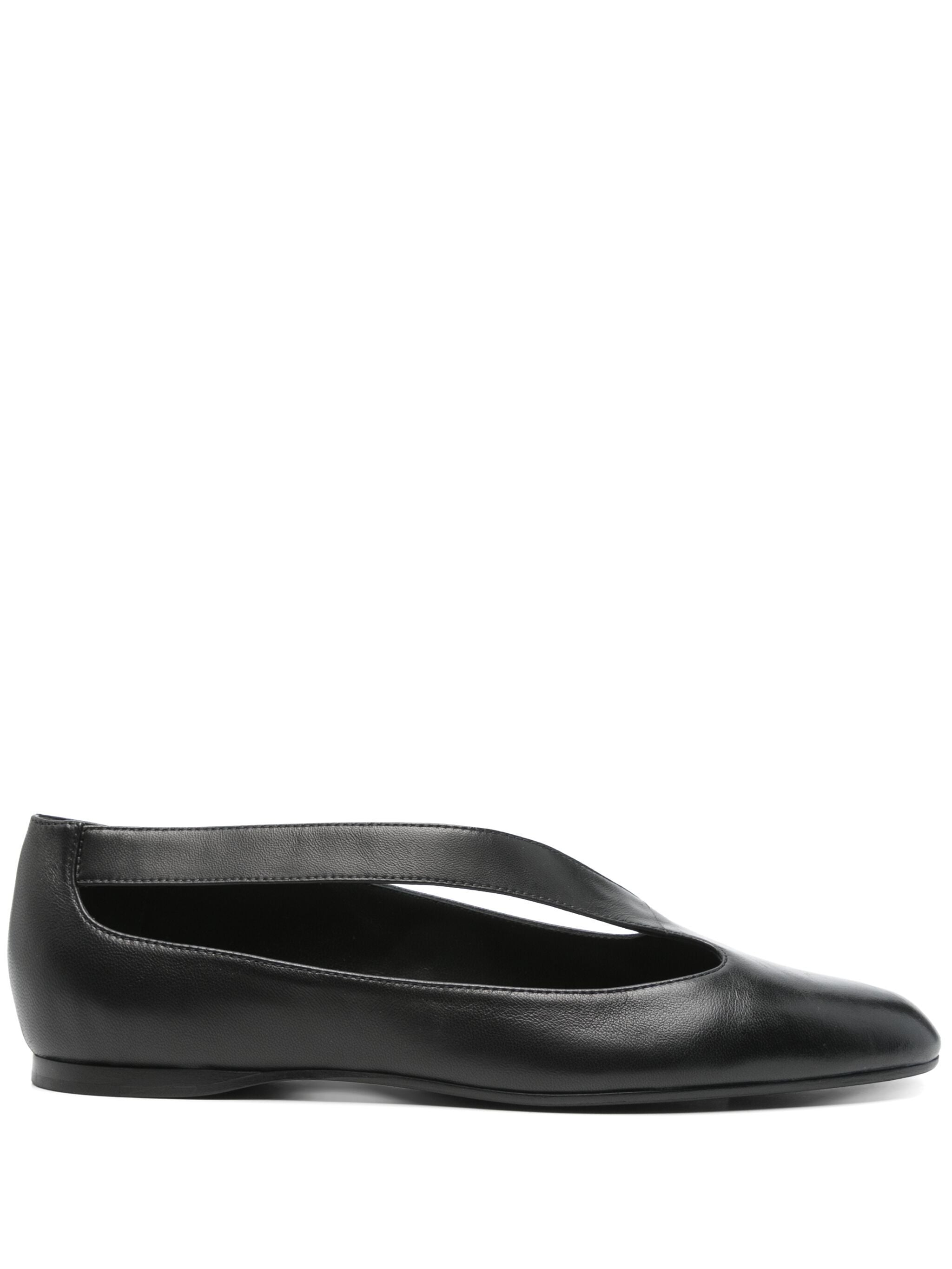 KHAITE Diana Side Cut Ballerina Flats