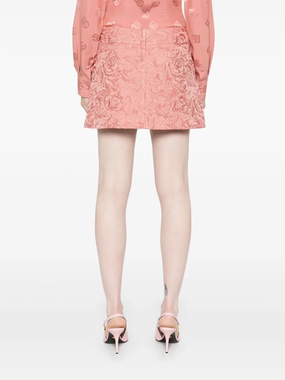 DOLCE & GABBANA Elegant Brocade Mini Skirt for Women