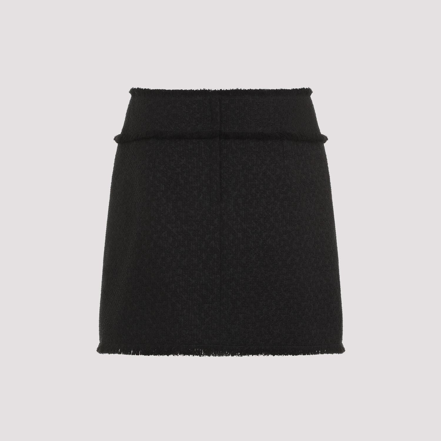 DOLCE & GABBANA Chic Bouclé Mini Skirt