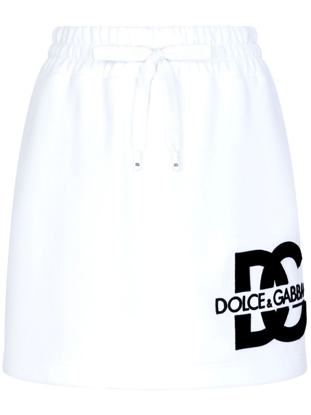DOLCE & GABBANA Chic Cotton Mini-Skirt for Women - SS24 Collection
