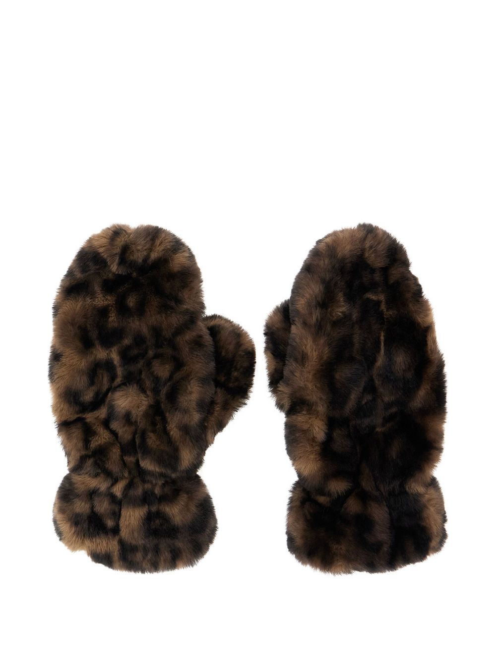 APPARIS Leopard Motif Pull-On Winter Gloves